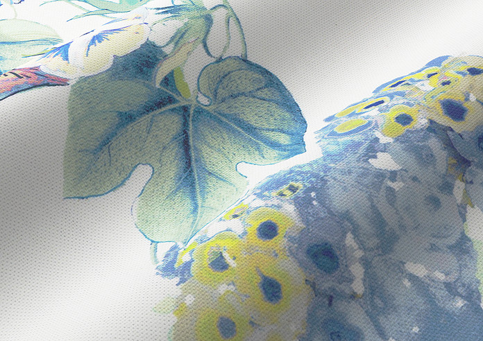 Bougainvillea, Waterfall - Made to Measure Curtains - Image 4